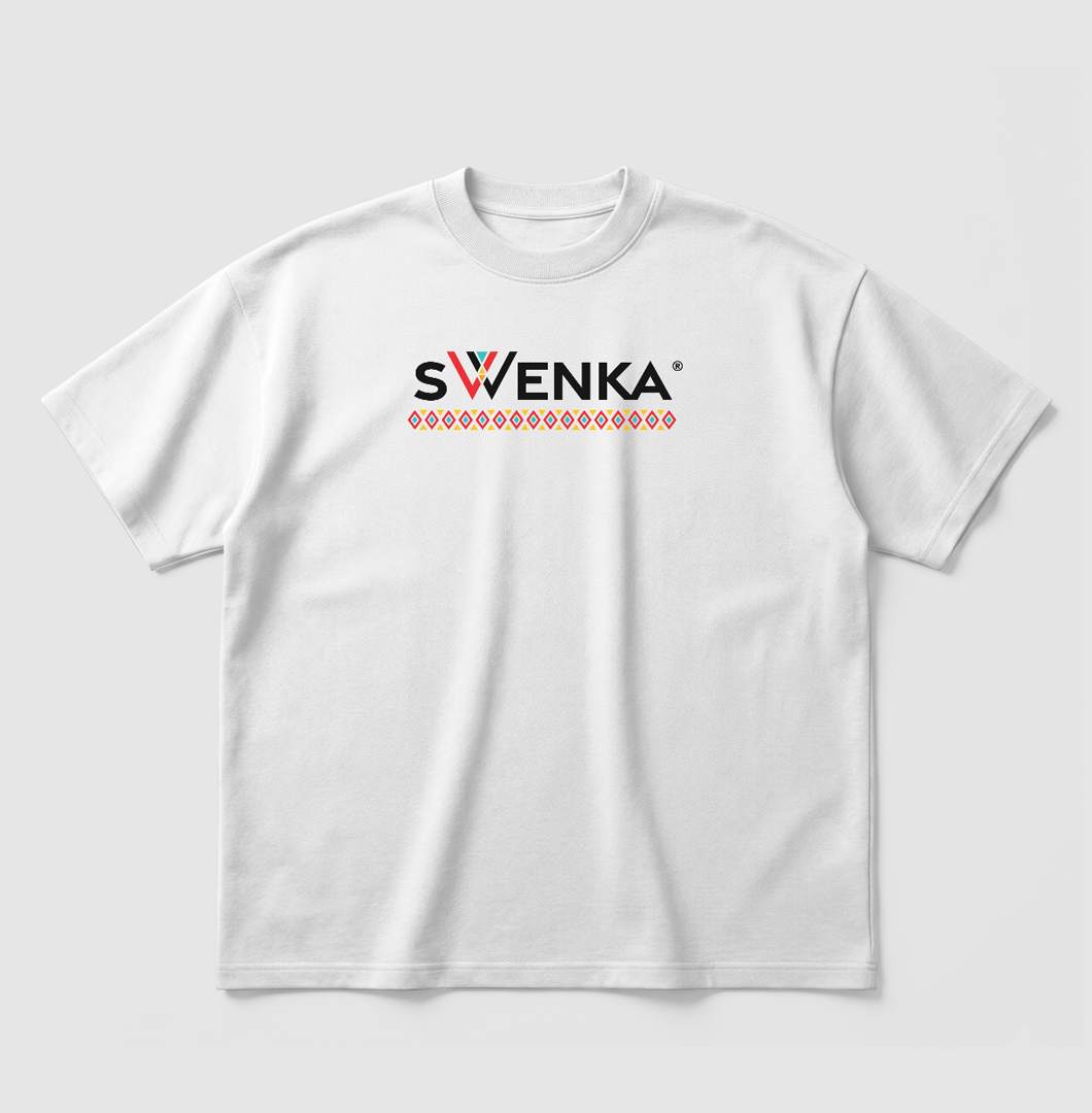 Swenka white oversized T-shirt
